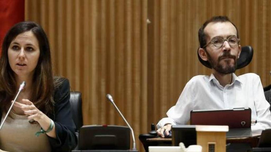 Ione Belarra y Pablo Echenique.