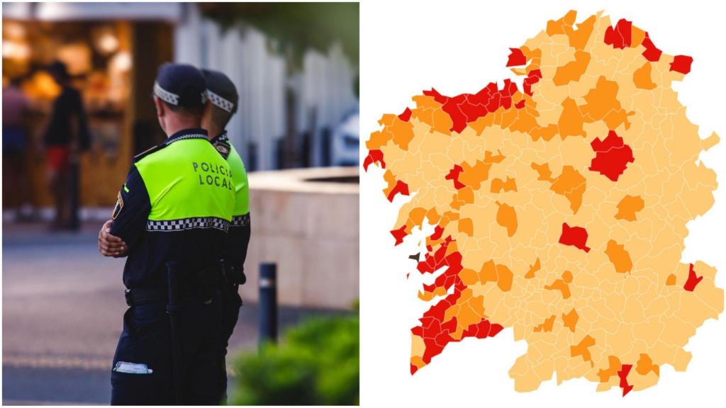 Este es el mapa de Galicia de movilidad, hostelería y restricciones que está en vigor