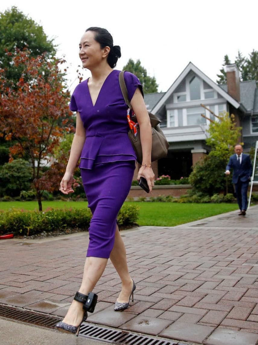 Meng Wanzhou, en su residencia de Canadá.