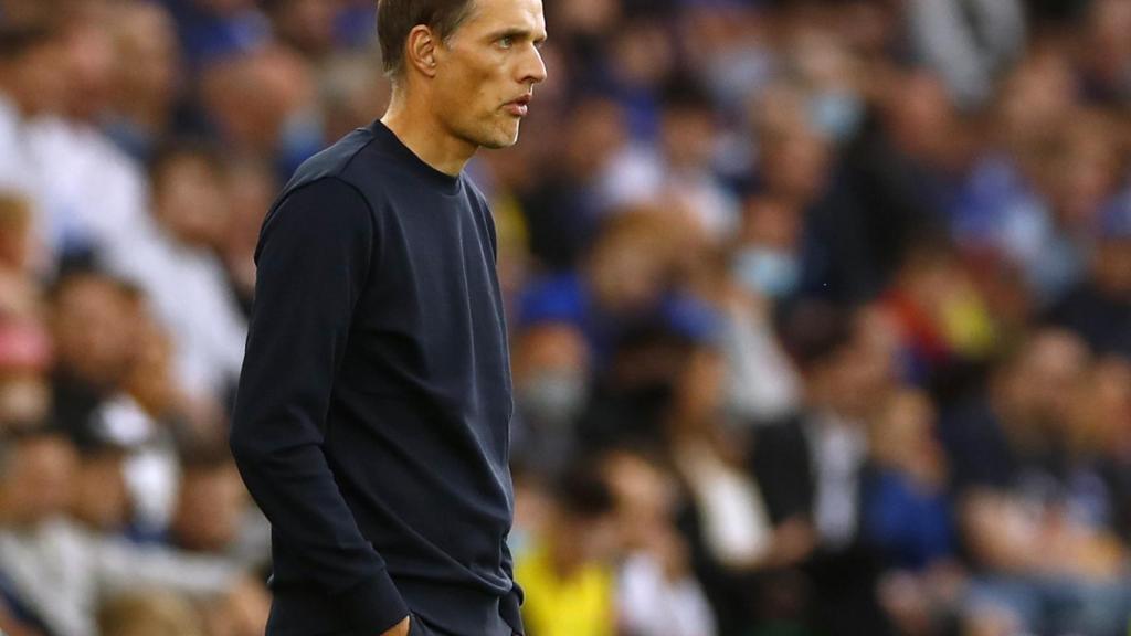 Thomas Tuchel, en la banda del Windsor Park durante la final de la Supercopa de Europa 2021
