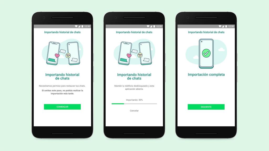 Función para pasar historiales