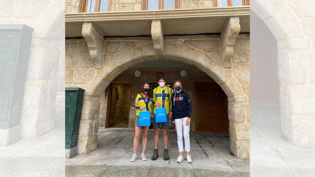 Marta Fernández-Tapias ha visitado a algunos peregrinos para poner en valor la recuperación del Camino por la Costa