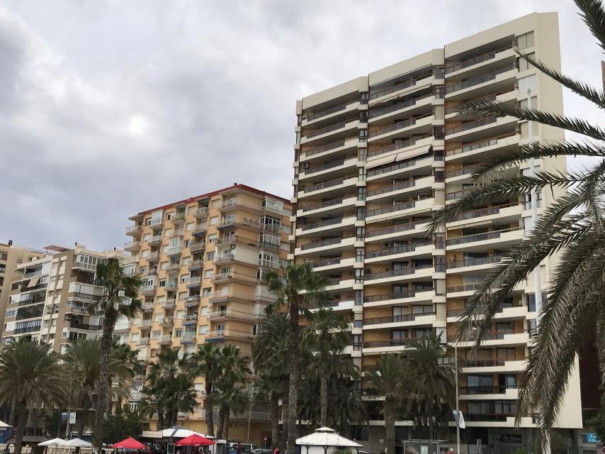 Edificio del paseo Ciudad de Melilla, en Málaga capital.