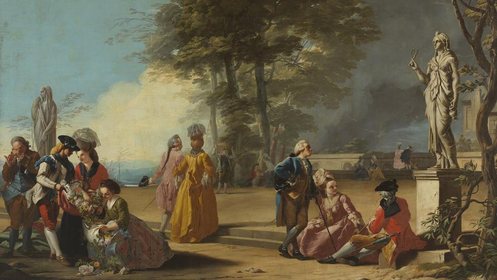 Los visitantes del Parque del Buen Retiro en el XVIII (José del Castillo)