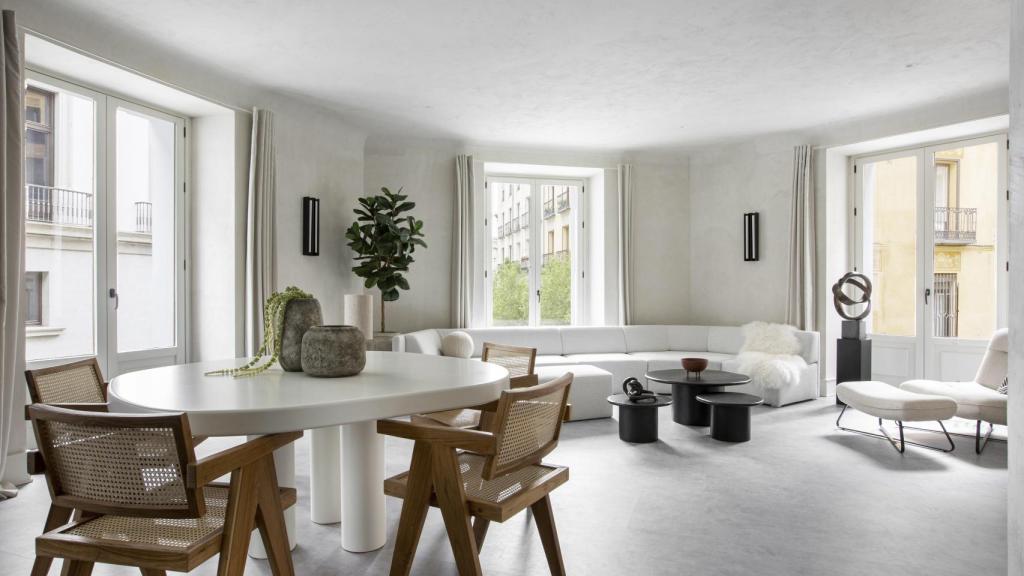 Interior de una vivienda de lujo en el distrito Centro de Madrid.