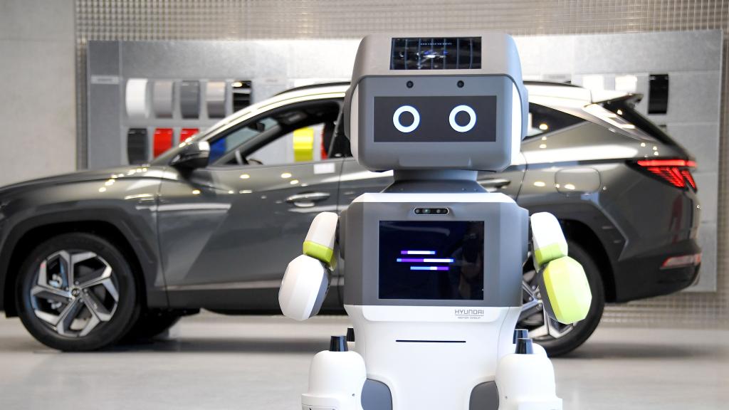 Ejemplo de un robot desarrollado por Hyundai.
