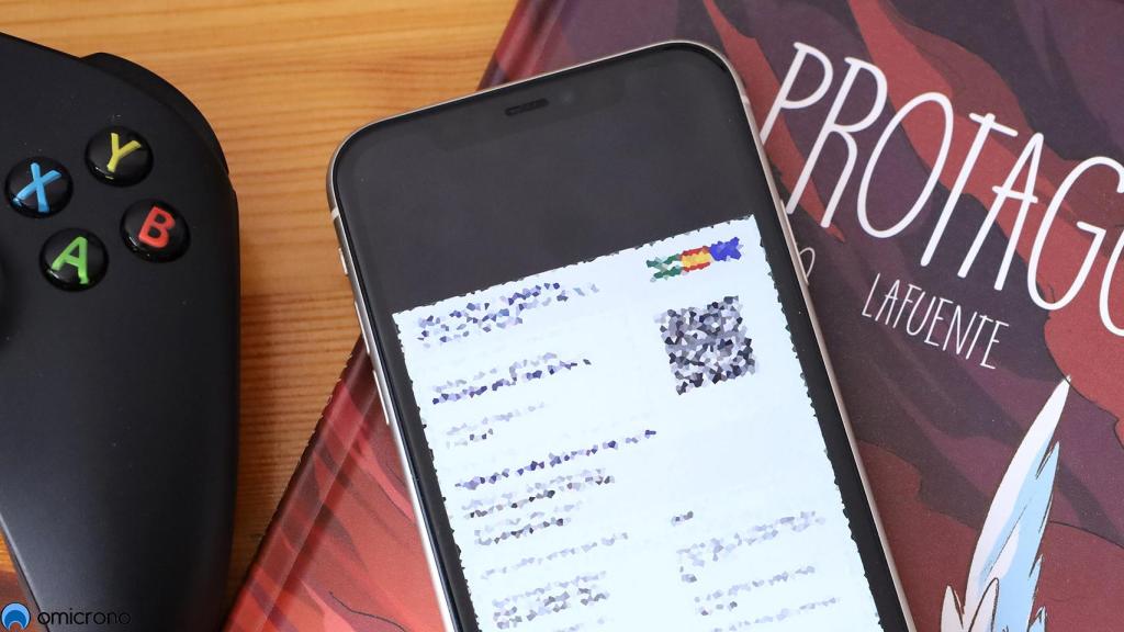 Certificado en un iPhone.