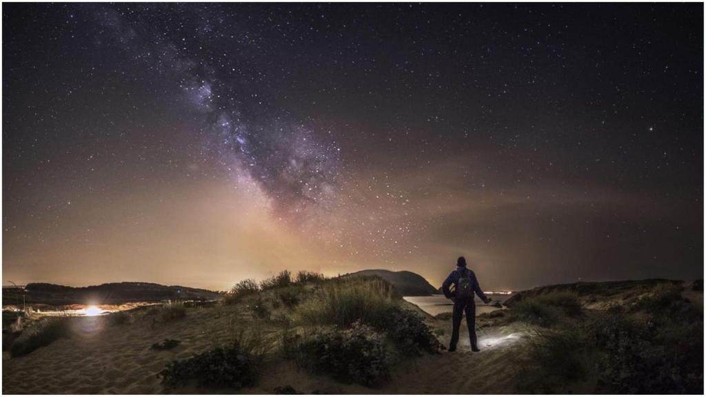 Cielo nocturno en Meirás.