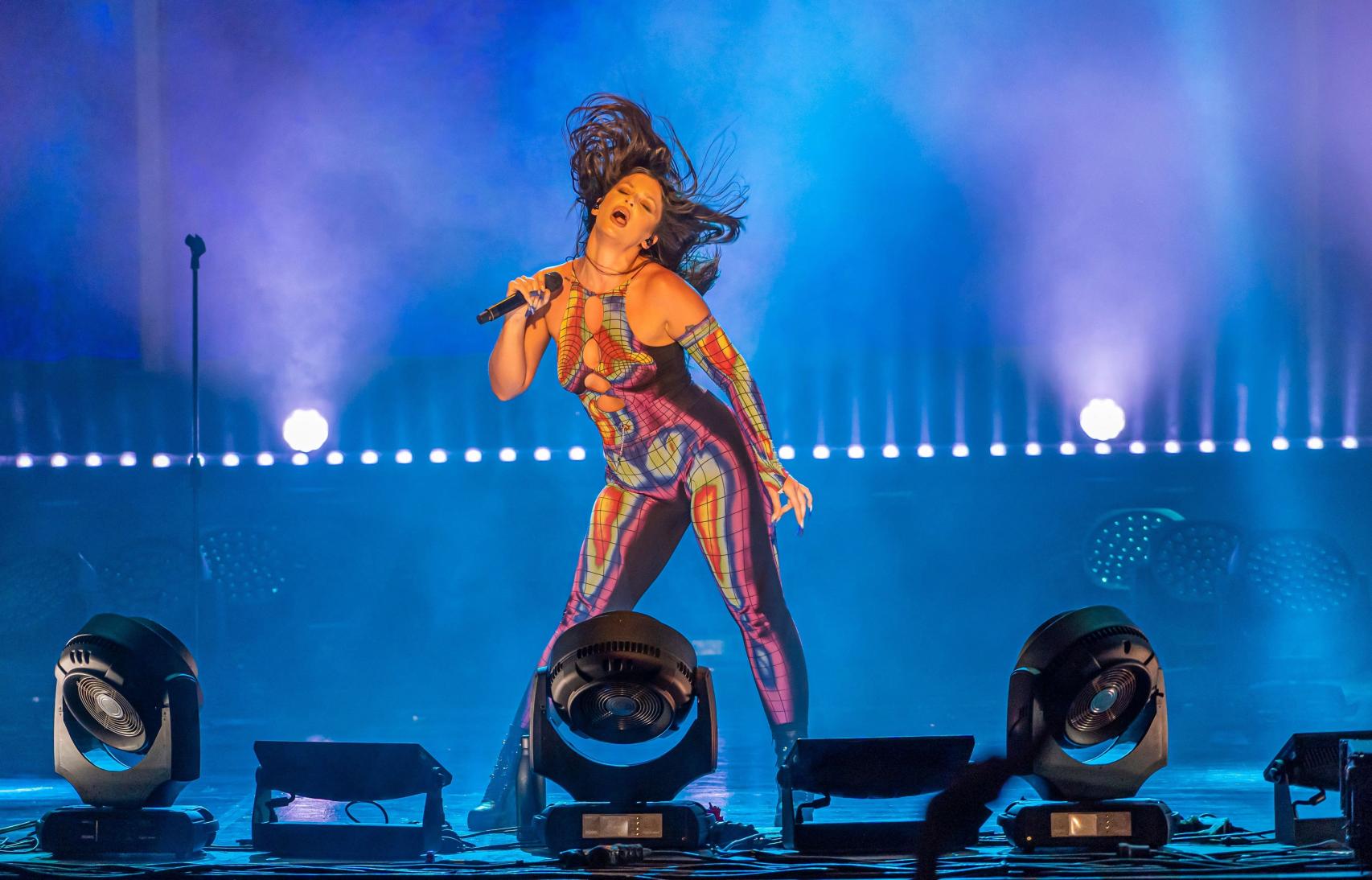 Nathy Peluso durante su show.