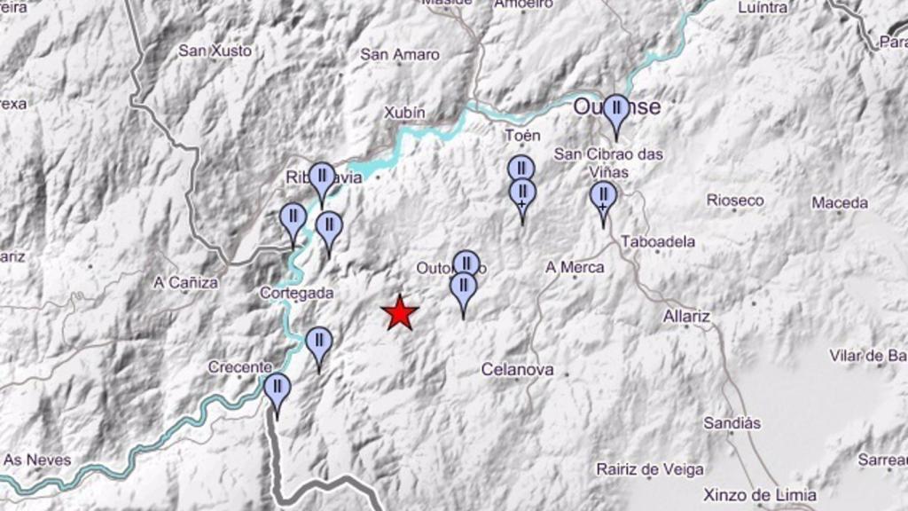 Nuevos temblores en Gomesende (Ourense), el más fuerte de 2,7 de magnitud