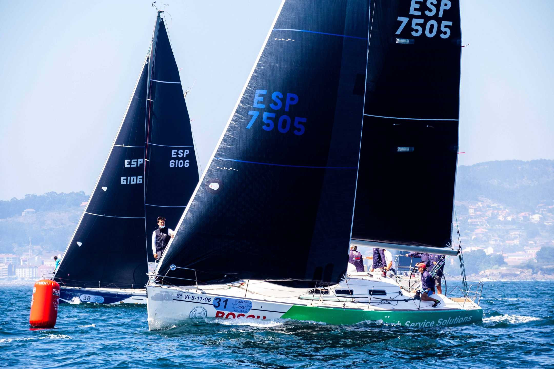 La regata gallega Mar de Maeloc. Foto: María Devesa