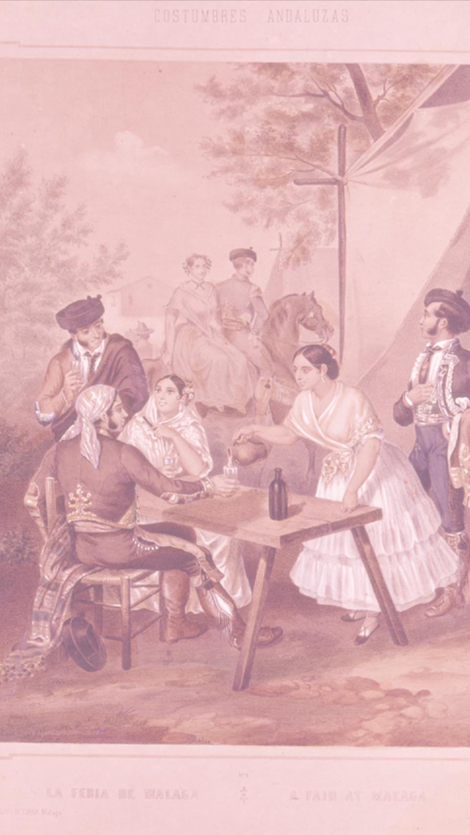 Litografía de Mitjana, siglo XIX.