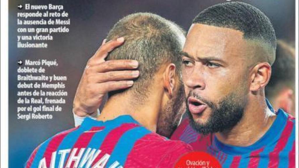 La portada del diario Mundo Deportivo (16/08/2021)