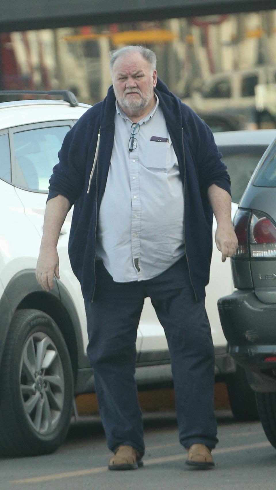 El padre de Meghan Markle, en una foto de archivo.