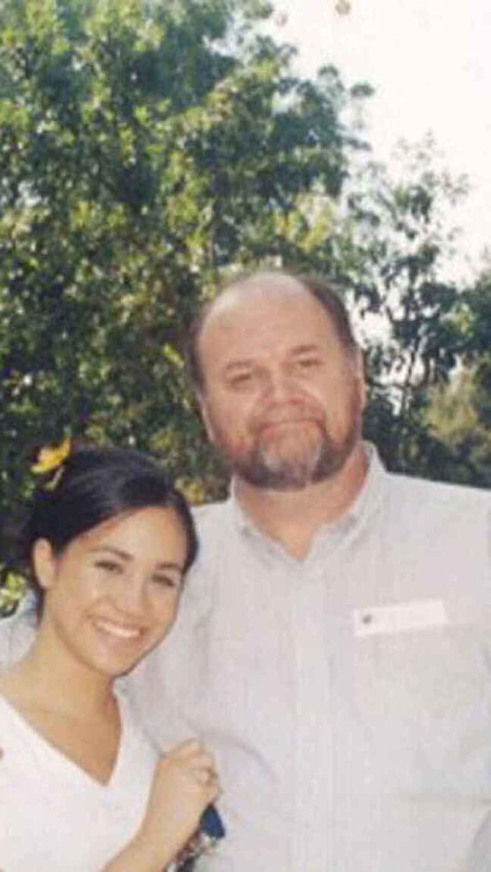 Meghan y su padre cuando aún mantenían buena relación.