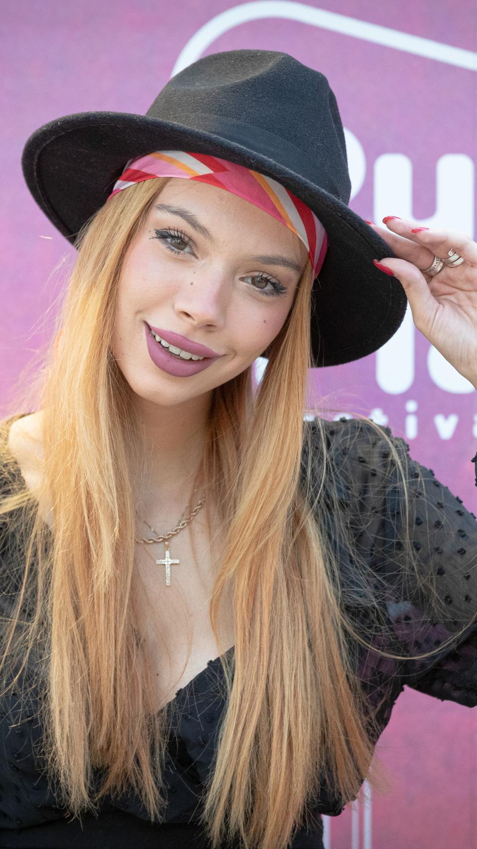 Alejandra Rubio durante un acto público.