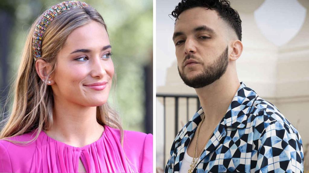 María Pombo y C. Tangana en un fotomontaje.