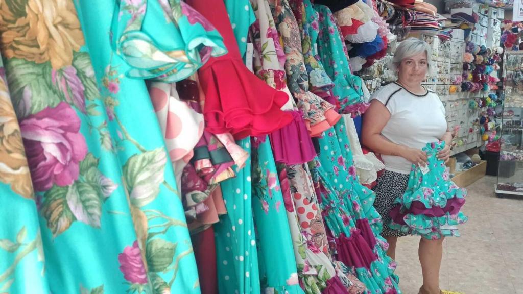 María Carmen De Luna Luna, de la tienda Dos Lunas.