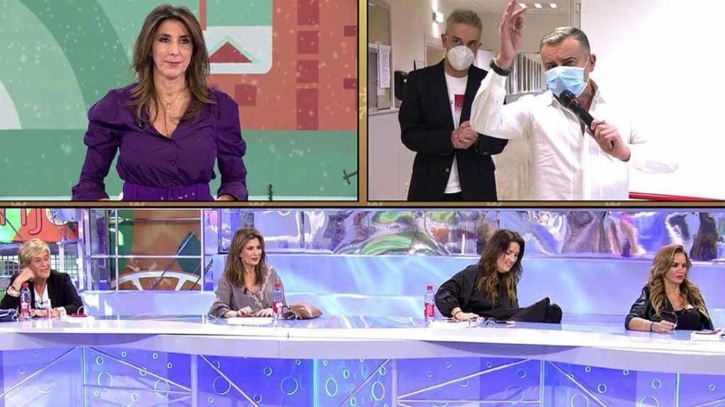 La presentadora protagonizó una tensa conversación con Jorge Javier en directo.