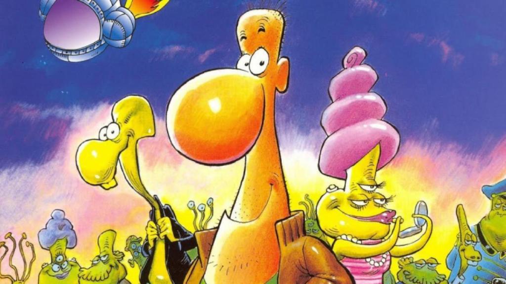 Viñeta de Goomer, la historieta creada por Nacho