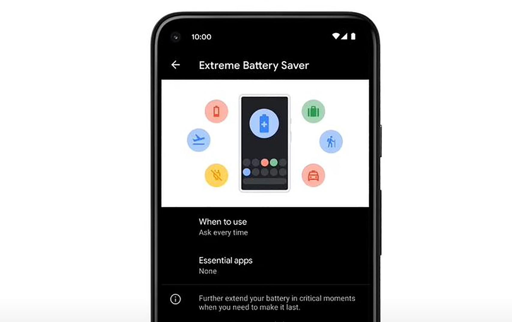 Ahorrador extremo de batería