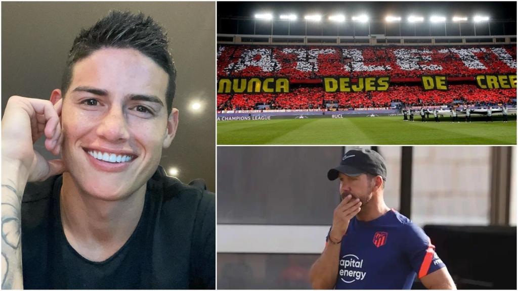 James Rodríguez y su guiño al Atlético de Madrid