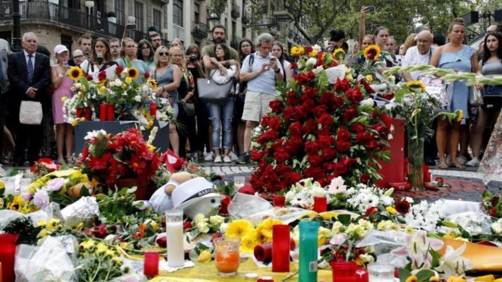 Imagen del primer aniversario del atentado.