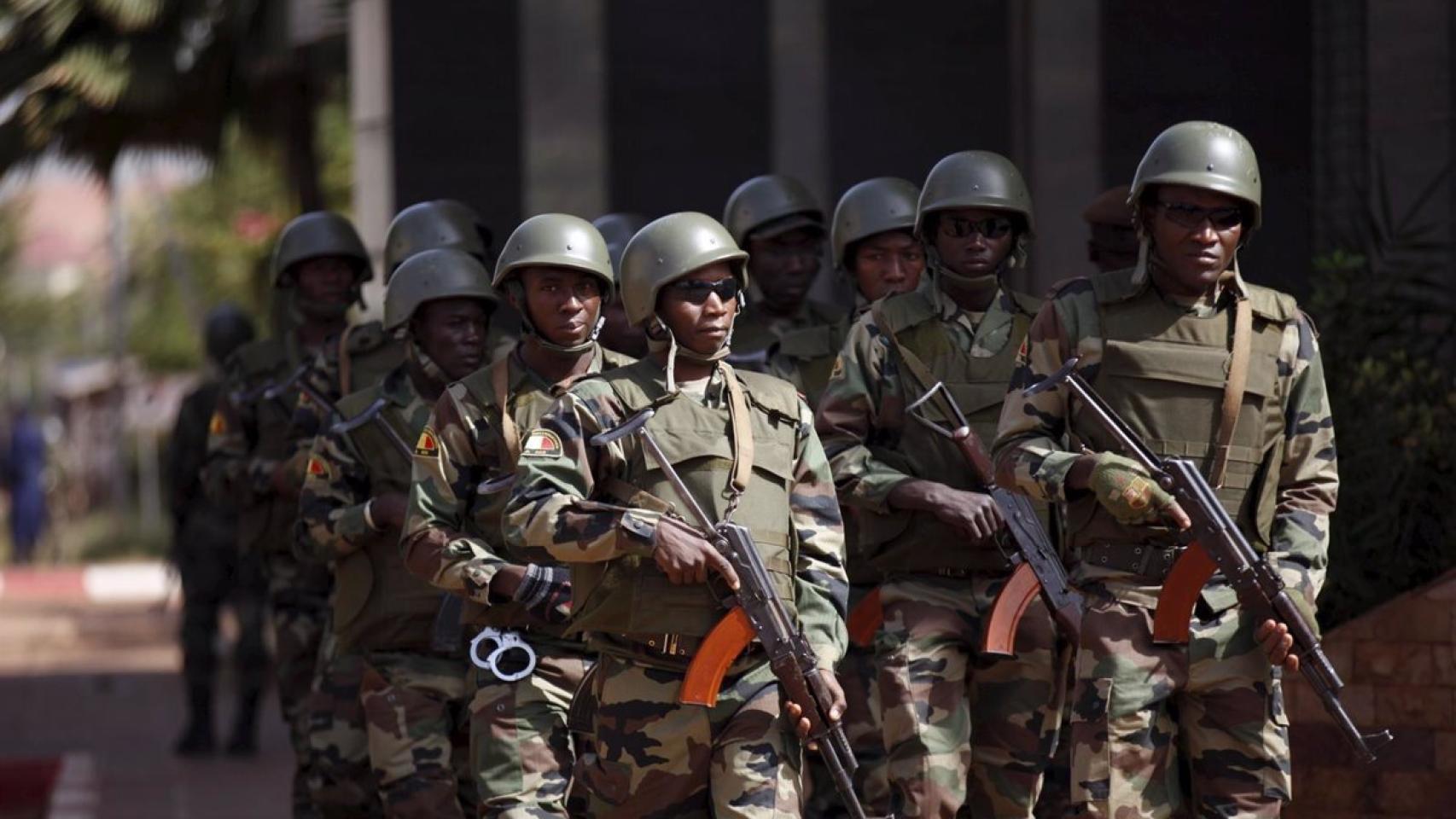 Soldados en Mali.