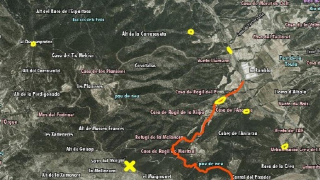 Plano de la Conselleria.