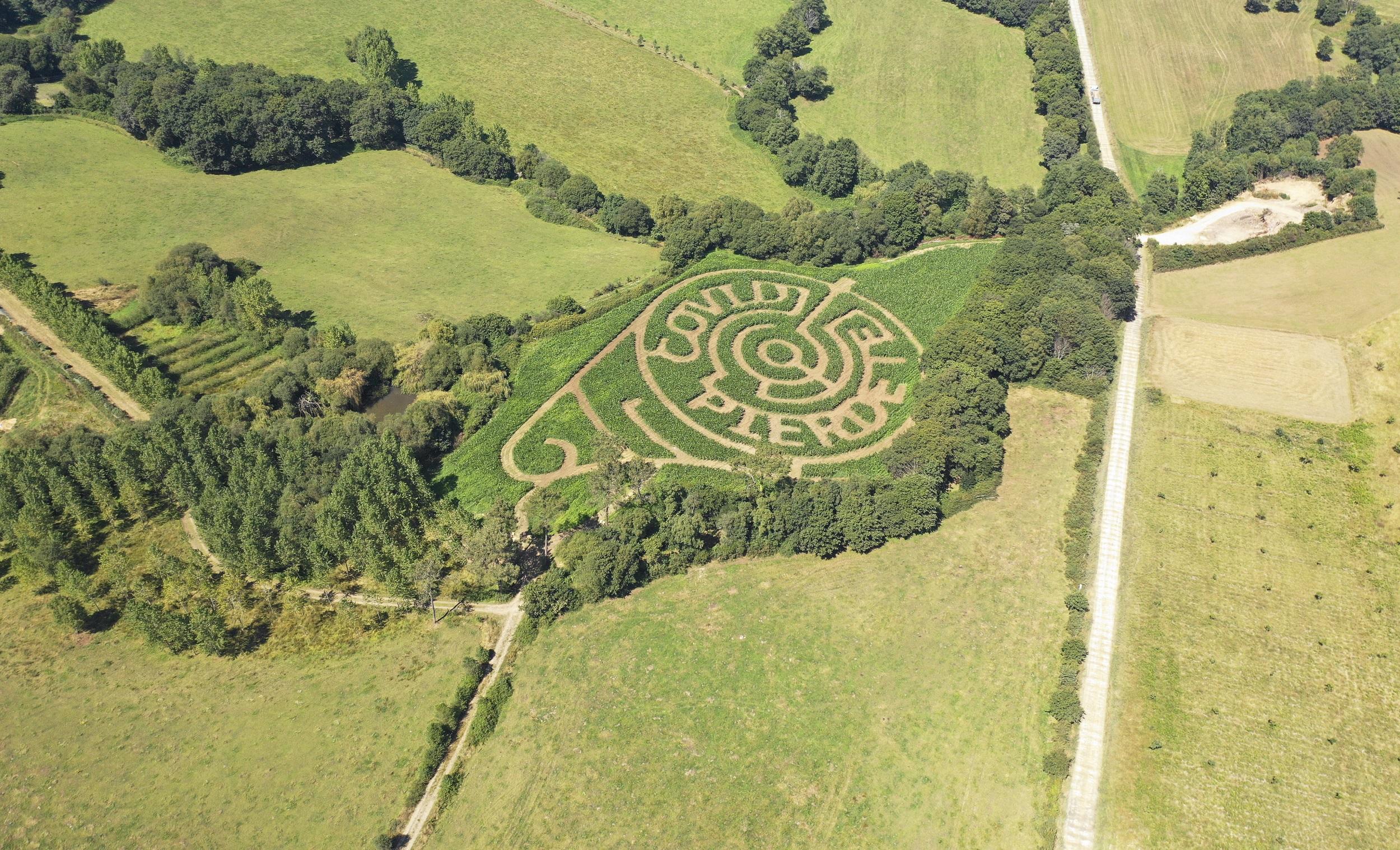 El laberinto de la Casa Grande de Xanceda (Cedida).
