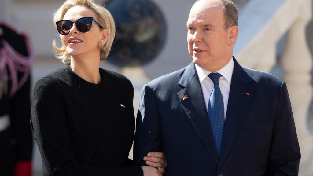 El matrimonio conformado por Alberto y Charlène en una imagen de archivo.