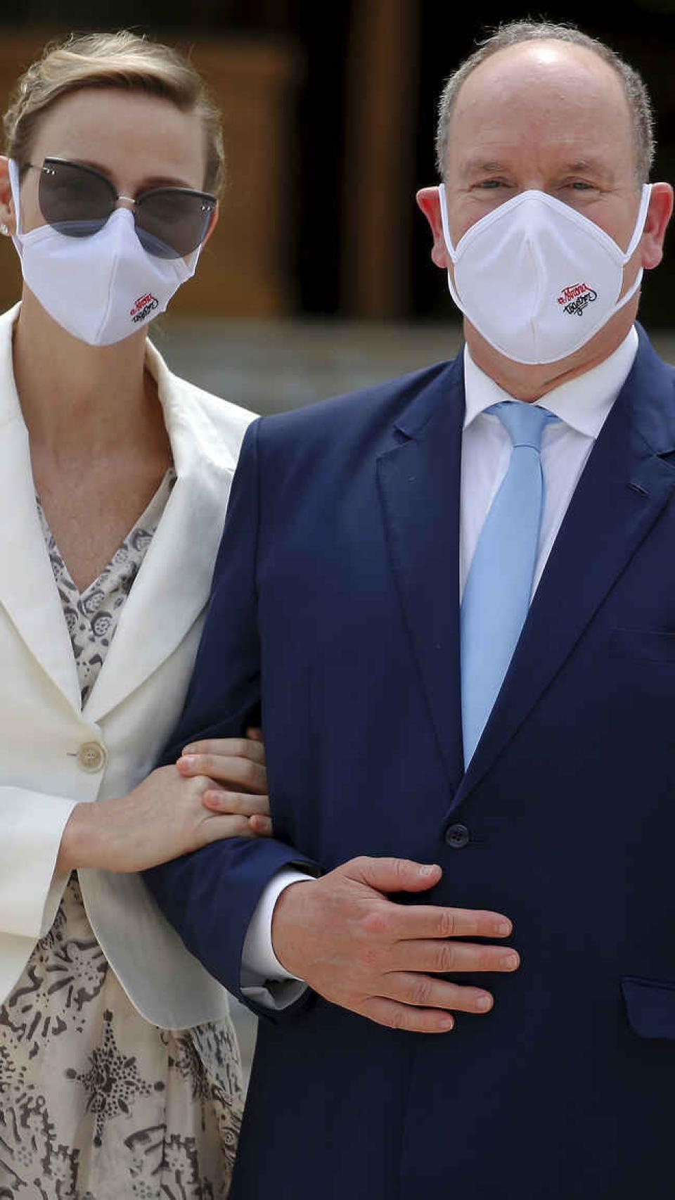 Charlène y Alberto en una imagen de archivo.