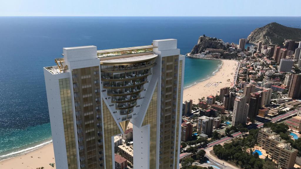 Venden los dos apartamentos más caros del Intempo de Benidorm por 2 millones de euros.