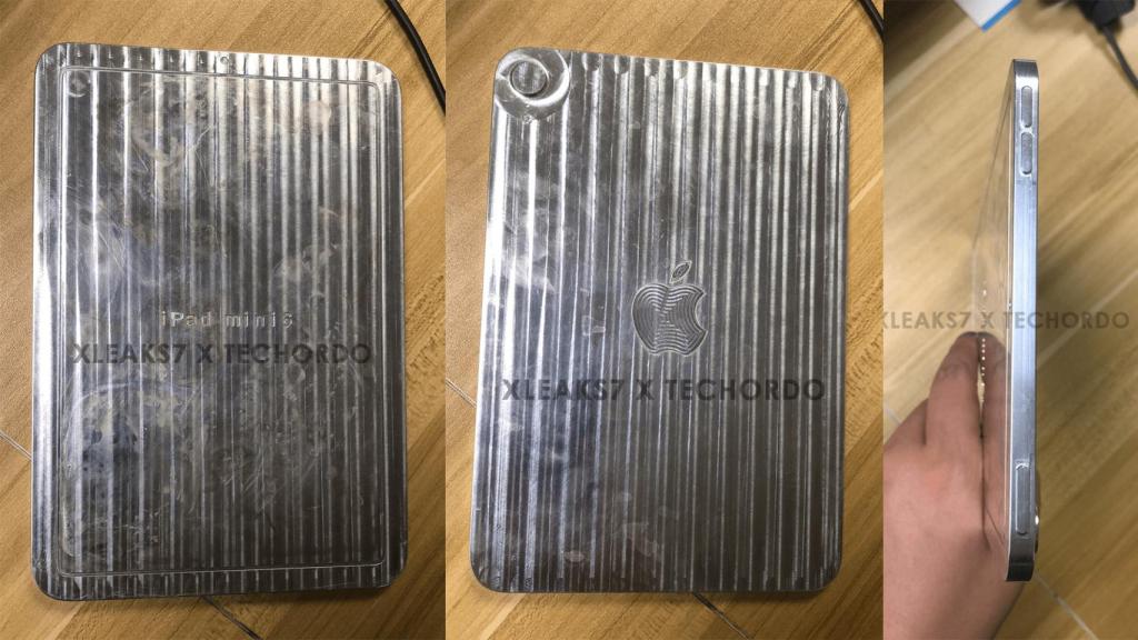 Moldes de aluminio del supuesto iPad mini