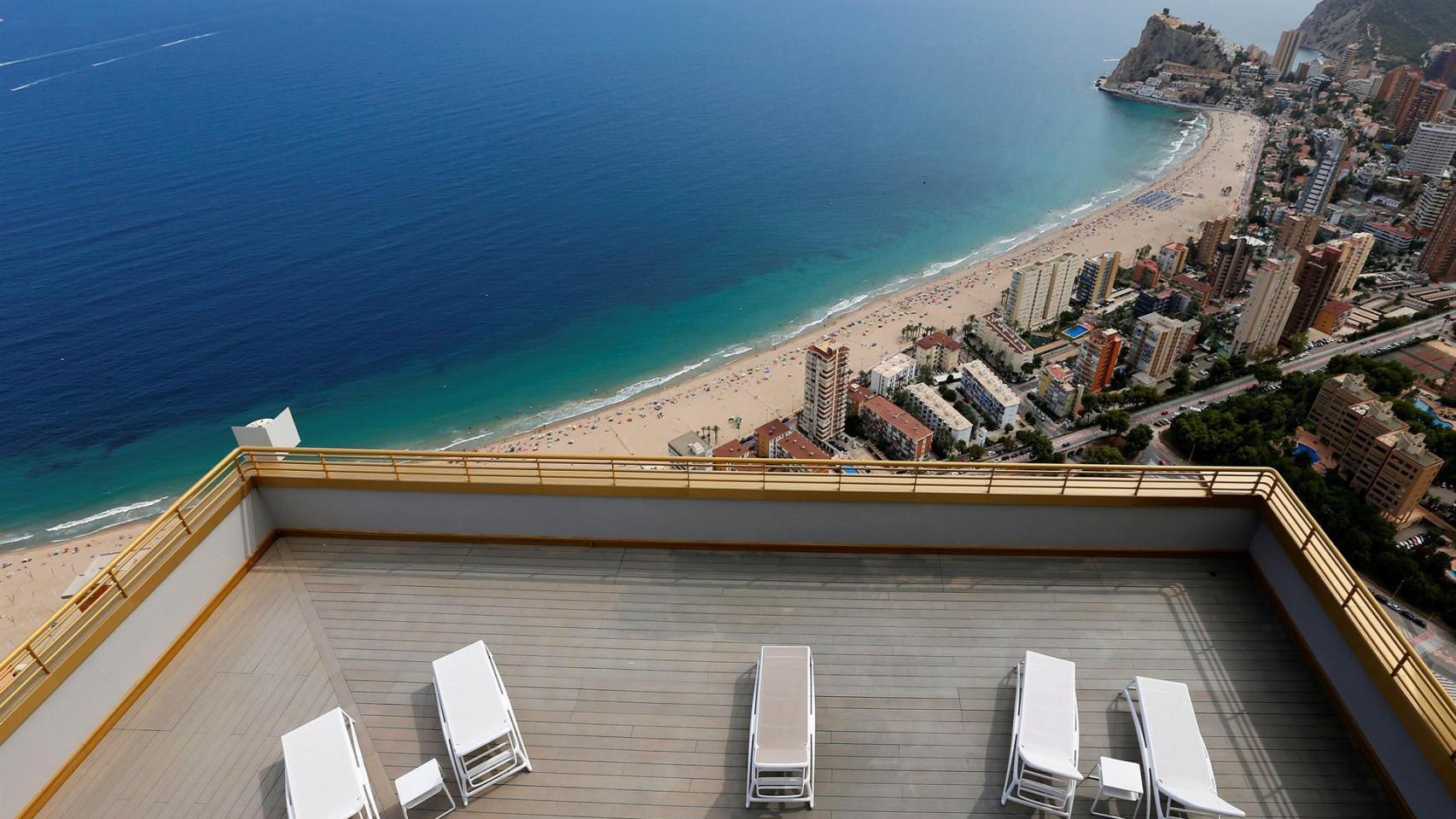 Vista desde su terraza.