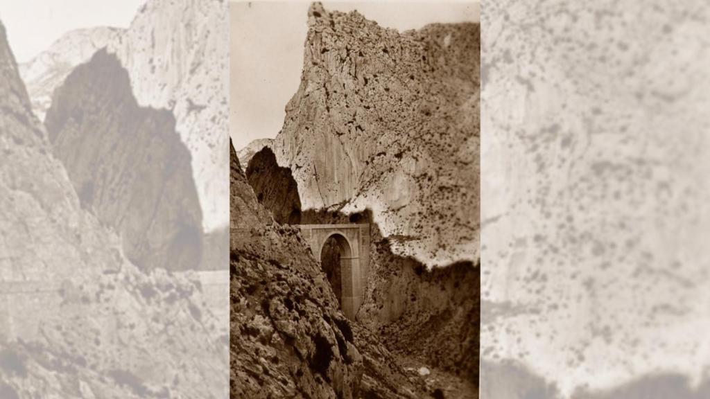 Imagen antigua del puente de Mascarat.