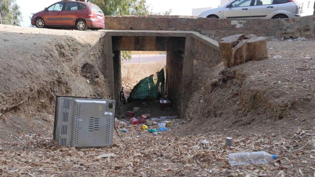 Asentamiento medio abandonado.