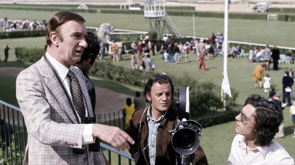 Fernando Fernán Gómez durante un rodaje en los 70.