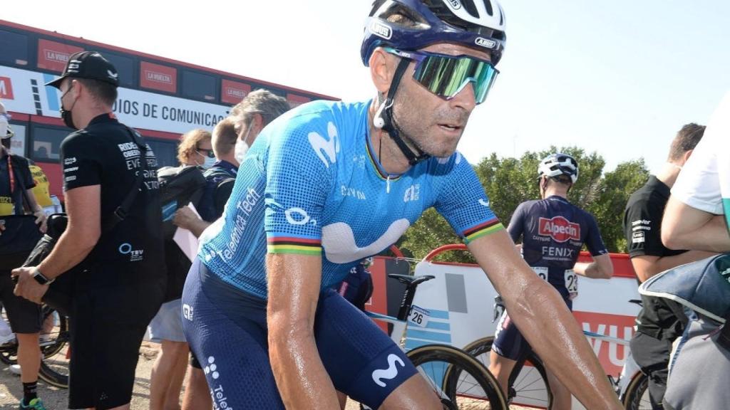 Alejandro Valverde en La Vuelta 2021