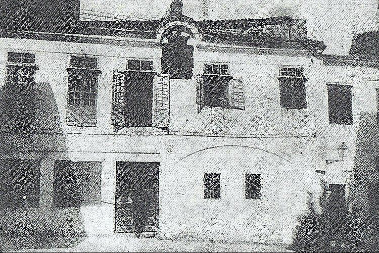 Antiguo Pazo de los Condes de Priegue demolido antes de la construcción del edificio actual(Foto: Pinterest)