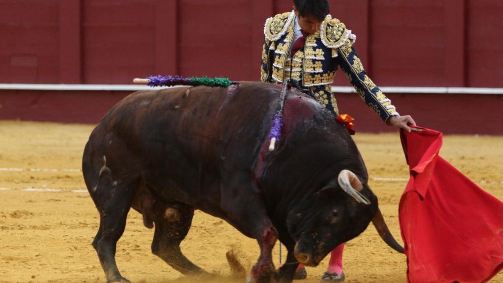 Natural de Salvador Vega en el segundo de la tarde.