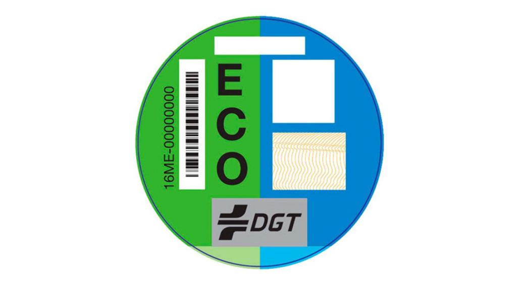 Etiqueta ECO de la DGT.
