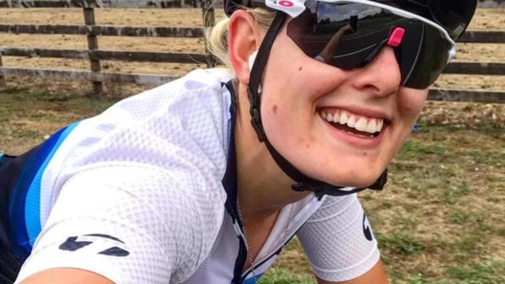 Olivia Podmore durante un entrenamiento