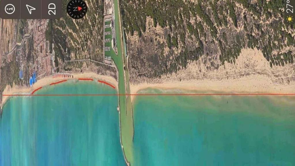 La regresión de la playa de Guardamar.