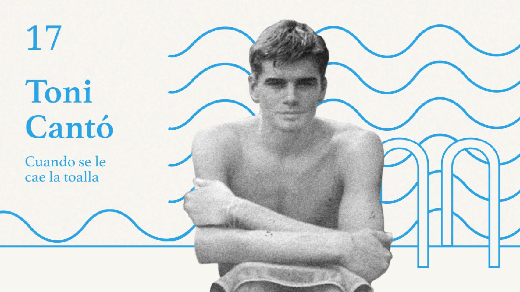 Toni Cantó, en un verano de juventud.