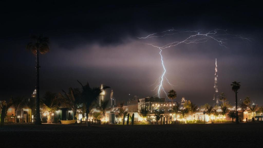 Una tormenta en Dubái.
