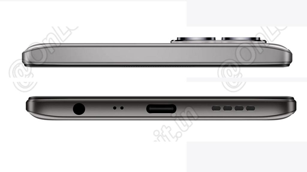 Realme 8i parte inferior y superior