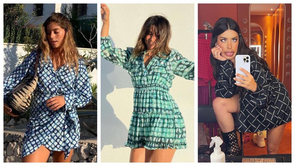 Sara Baceiredo, Nagore Robles y Dulceida, interpretando la tendencia de los cuadros.