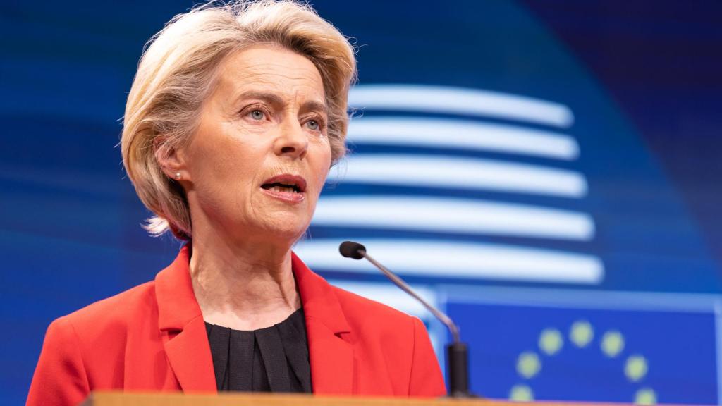 La presidenta de la Comisión Europea, Ursula von der Leyen