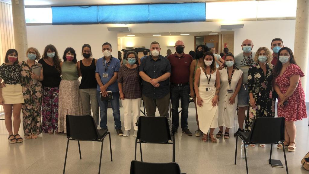 Presentación del equipo de trabajo para la intervención comunitaria.